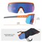 Ergodyne AEGR-AFASM, Safety Glasses, Anti-Scratch & Fog-Off+, Blue Mirror Lens, Orange Frame, Half-Frame AEGR-AFASM - alternate 2